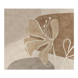 侘寂风电表箱装饰画遮挡帘客厅集线箱电闸盒简约布帘魔术贴遮丑帘