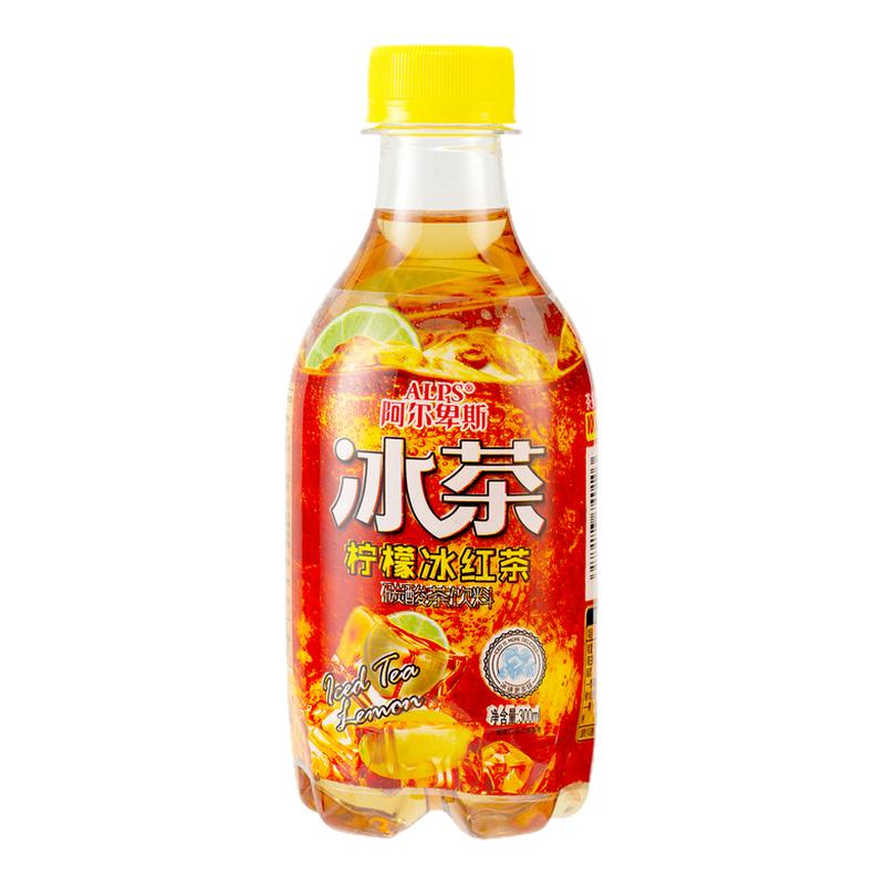 新品冰茶300ml*6瓶碳酸柠檬冰红茶饮料茉莉绿茶整箱批发夏天饮品