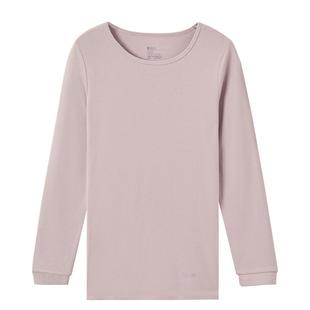 红豆女士精梳纯棉秋衣单件打底全棉女款棉毛衫秋冬季保暖内衣上衣