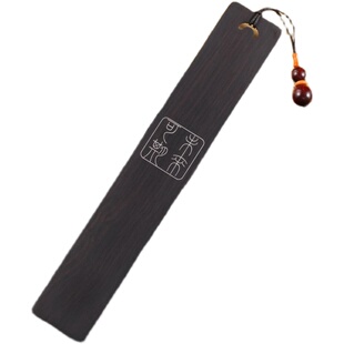 手工镶嵌银丝木质古风书签古典中国风上上签学生老师生日毕业礼物