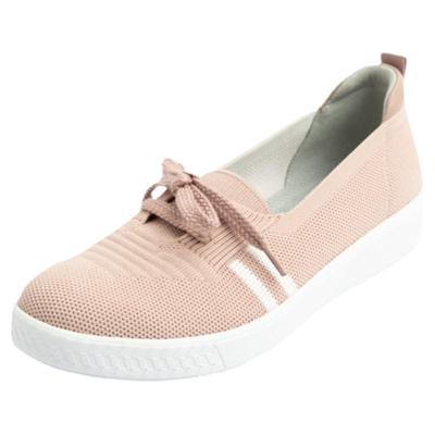 平底轻便健步鞋透气防滑妈妈鞋