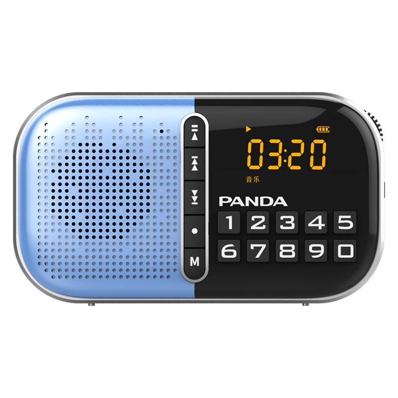 熊猫收音机2025新款老人专用老年人播放器唱戏机便携充电式随身听