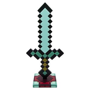 我的世界钻石剑发光模型小夜灯mc周边手办玩具武器生日礼物火把灯