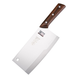 邓家刀斩切两用锻打家用菜刀切片文武刀厨师70cr刀不锈钢砍剁大足