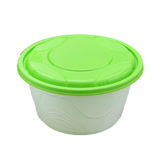 冰粉专用碗450ml甜品一次性打包盒圆形带盖透明外卖双皮奶水果捞