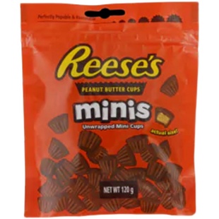 现货荷兰进口锐滋瑞滋Reese's花生酱巧克力杯牛奶迷你夹心巧克力