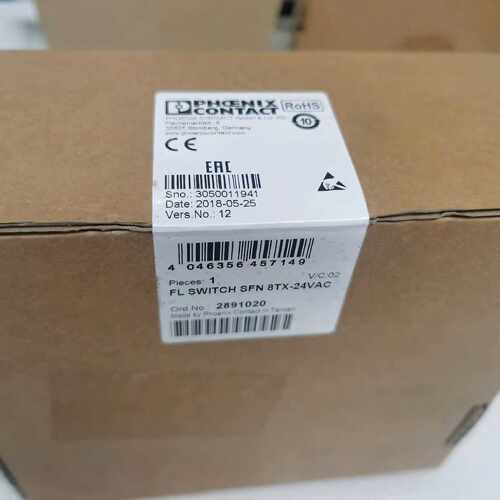 议价菲尼克斯交换机2891020 FL SWITCH SFN 8TX-24VAC全新正品现