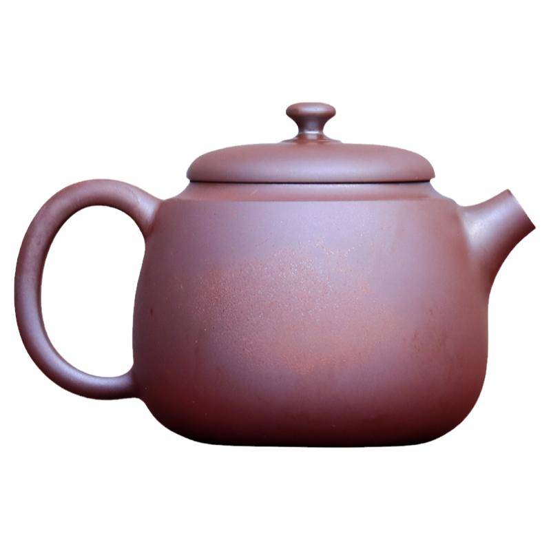 210ml 建水紫陶茶壶手工陶泡茶壶功夫茶具/张智溢柴烧匏尊壶 W45