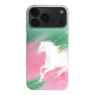 白马王子 言西原创国风新中式镭射适用苹果手机壳华为小米高级感iphone17promax防摔15pm国潮小众16pro马年14