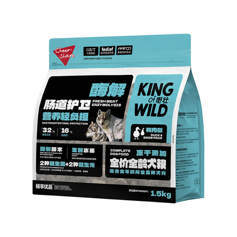 畅享优品酶解鸭肉梨肠道护卫狗粮