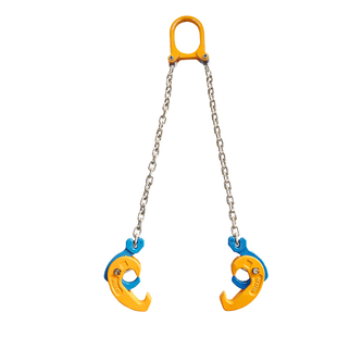 加厚油桶吊钳链条式夹具1吨2t叉车专用起重钳飞机式吊钩索吊具