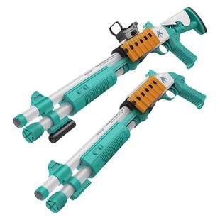 XM1014抛壳软弹枪喷子散弹枪儿童吃鸡枪霰弹模型玩具枪男孩礼物枪