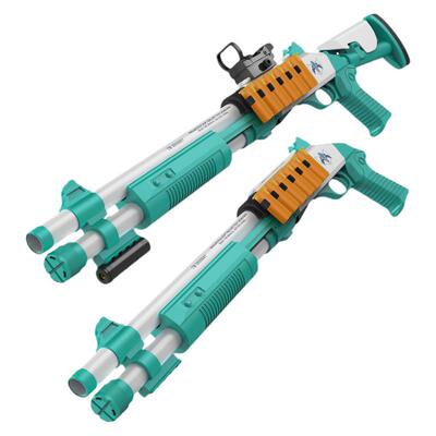 XM1014抛壳软弹枪喷子散弹枪儿童吃鸡枪霰弹模型玩具枪男孩礼物枪