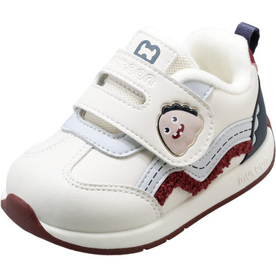 牧童婴儿棉鞋卡通学步阿甘鞋