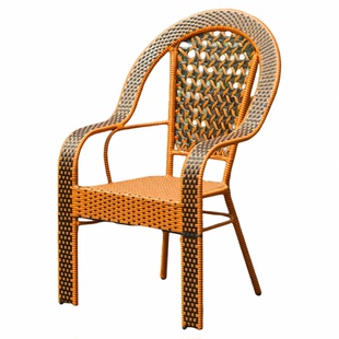 藤椅老人舒服椅阳台户外单人手工太师椅高结实耐用家用椅子藤编