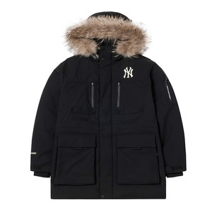 MLB情侣NY防泼水鹅绒羽绒服外套