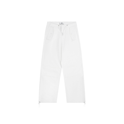 CALLEDBACK白色休闲阔腿裤