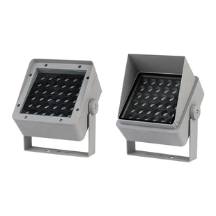 方形投光灯防眩照树灯DMX512外控别墅外墙亮化景观射灯48W一束光