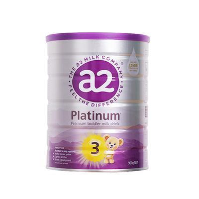 a2奶粉3段紫白金婴儿奶粉900g