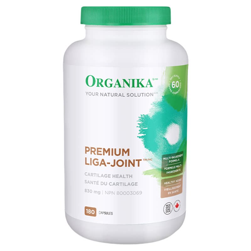 organika加拿大进口活性养护关节胶囊氨糖钙片维骨力氨基葡萄糖