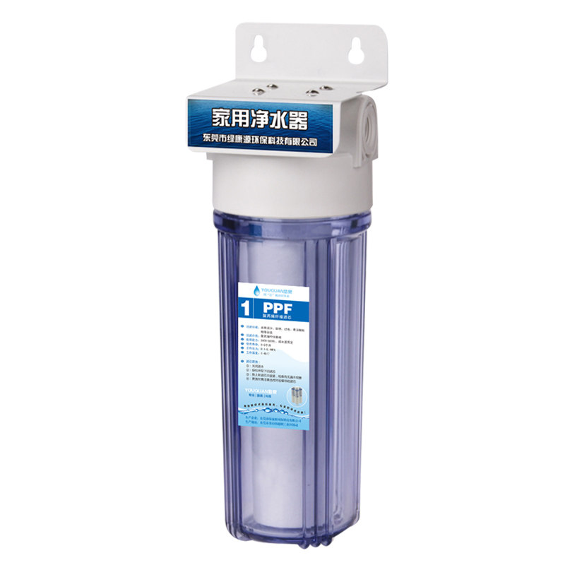 10寸透明前置陶瓷PP棉过滤净水器