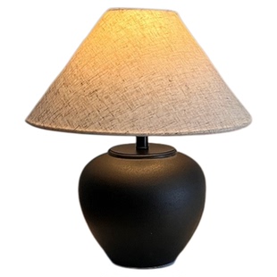 客厅侘寂风卧室调光台灯书房摆件民宿复古酒店美式台灯装饰灯具