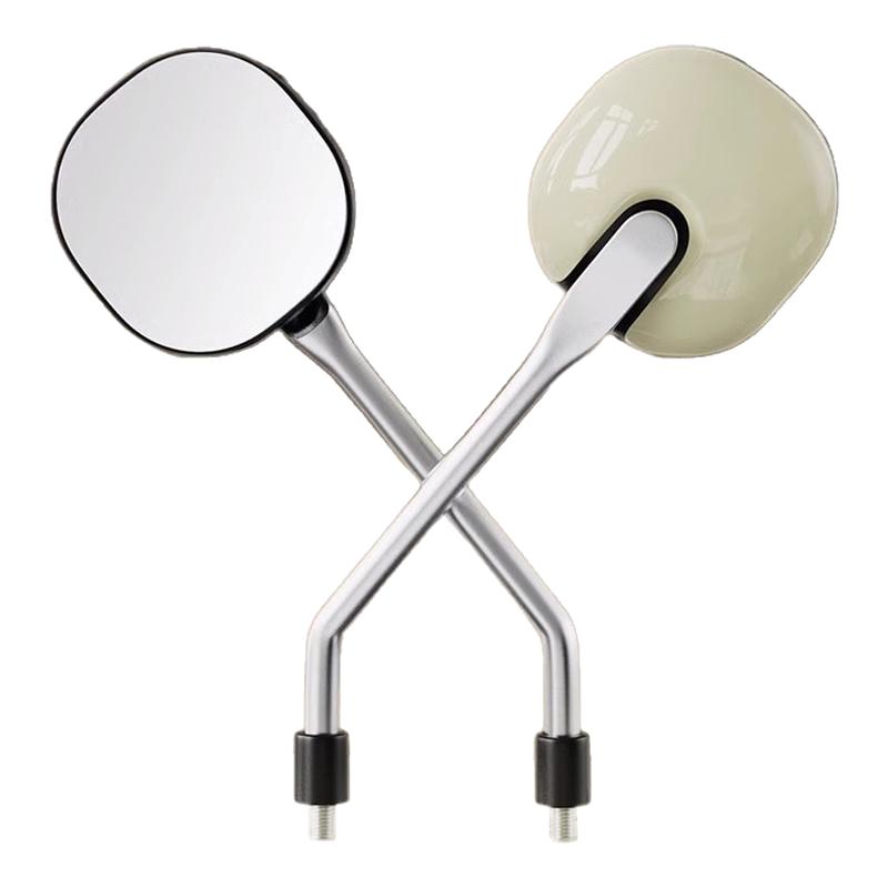 电动车后视镜通用雅迪爱玛电车反光镜九号电瓶车镜子自行车倒车镜