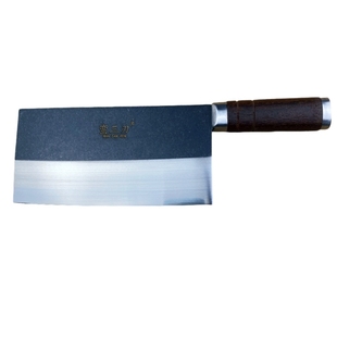 嘉禾塘村菜刀家用斩切刀锋利免磨9铬18钼钒夹钢菜刀酒店厨师专用