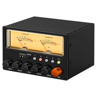 DOUK AUIDO D5 4路音频切换分配器5段立体声EQ均衡HiFi前级带VU表