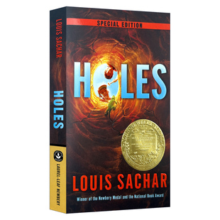 Holes 洞  英文原版 Holes Series 01纽伯瑞奖 别有洞天原著小说 儿童课外文学阅读书籍 Louis Sachar 英文版 进口英语原版书籍