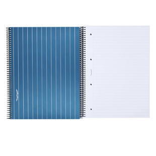 镇店之宝-彩边PP螺旋线圈本120张加厚简约创意潮流考研考公