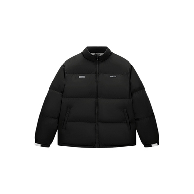 印花羽绒服宽松外套冬季保暖服