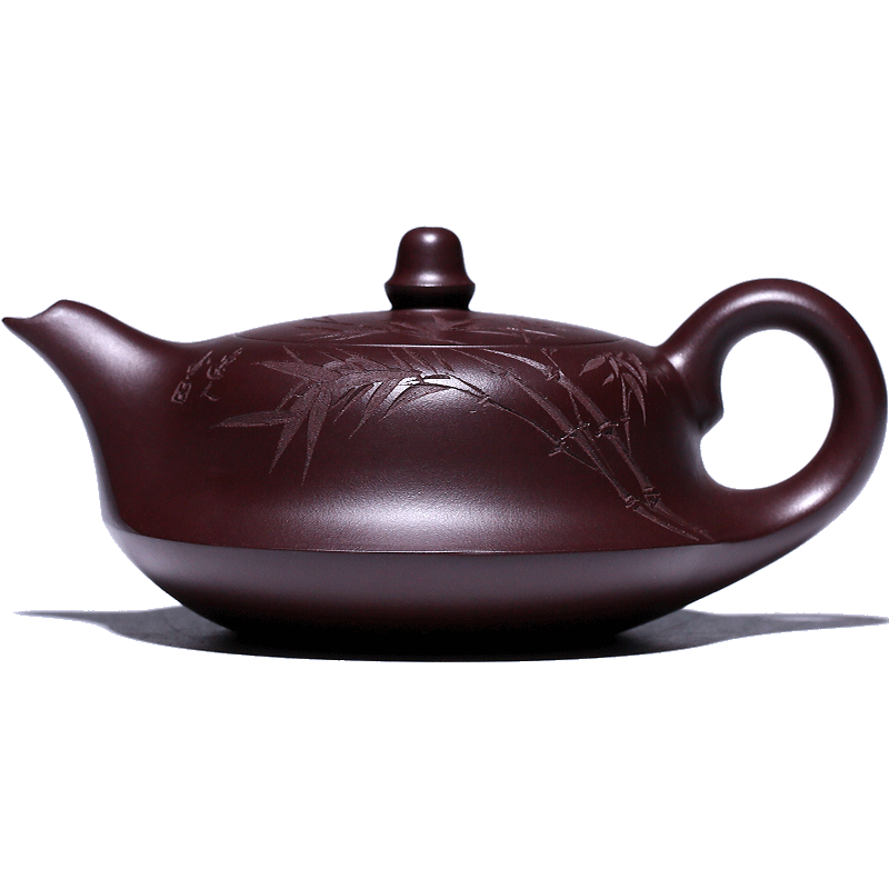 茗阳原矿紫砂百目一帆风顺茶壶