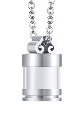 装朱砂透明空心吊坠可打开装东西