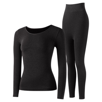 草本初色保暖内衣套装女秋衣秋裤秋冬塑型热能美体塑身衣SC和SS