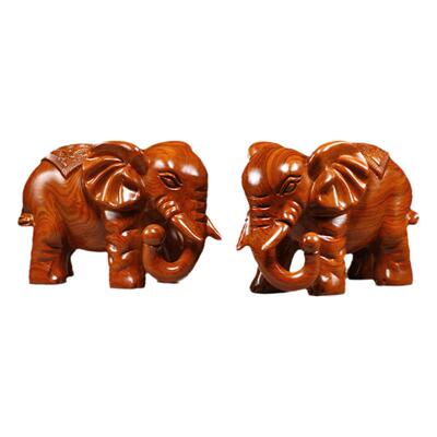 大奖礼业花梨招财纳福整料雕刻