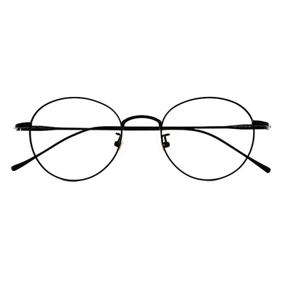 眼睛纯钛文艺眼镜架文艺纯钛