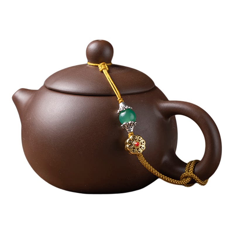 紫砂壶绳茶壶绳手工编织茶壶盖防摔绳系壶绳绑壶排水茶具配件茶道