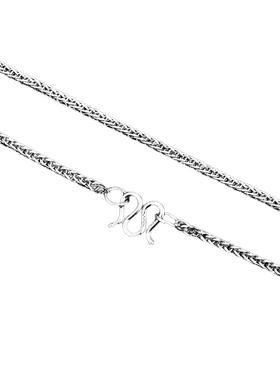 999足银肖邦链纯银项链毛衣链