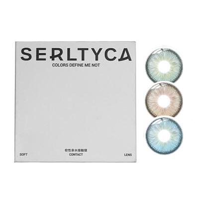 serltyca美瞳亚裔混血大直径青木米灰浅驼彩色隐形眼镜女日抛官方