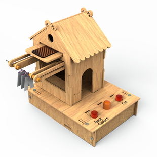 智能雨水感应晾衣架 青少年科技创新大赛作品 科学发明小制作手工