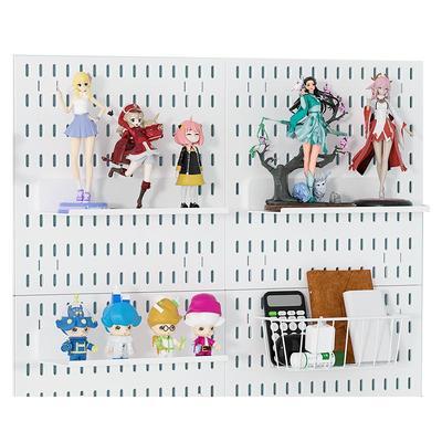 黑色洞洞板配件通用适配宜家置物架收纳盒适宜家用挂篮餐边柜挂钩