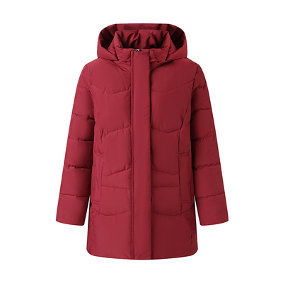 品牌妈妈羽绒服女中长款冬季2025新款时尚中老年冬天加厚保暖外套