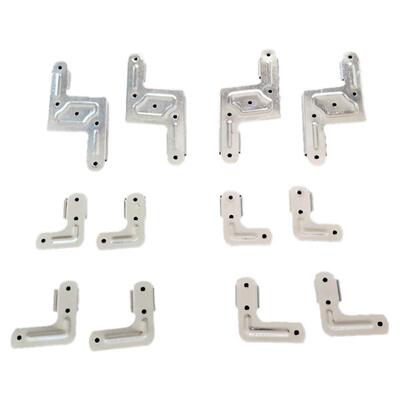 加厚1.5毫米晾衣架配件镀锌铁连接片X型置地双杆折叠晒衣架固定件