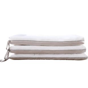 水星家纺低枕头薄枕芯呵护颈椎单人柔软枕儿童家用枕芯矮枕头