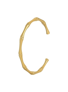 小众复古冷淡风女竹节银手镯