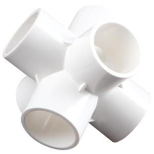 PVC立体三通四通五通六通塑料配件直角架子给水管接头20 25 32 50