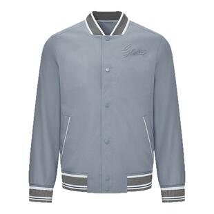 【防泼水/商场新款】G2000男装FW25柔软舒适刺绣立领休闲夹克外套