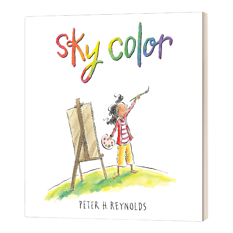 英文原版 Sky Color Creatrilogy 天空的颜色 5-9岁儿童艺术主题精装绘本 Peter H. Reynolds 英文版 进口英语原版书籍
