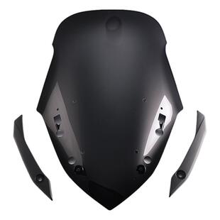 适用雅马哈NMAX155竞技风挡20-24款改装前风挡加高挡风玻璃挡风板